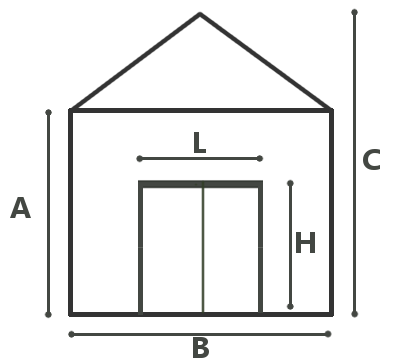 dimensions de la serre