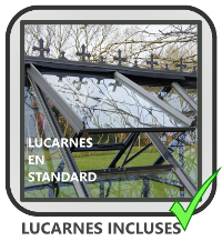 lucarnes pour serre